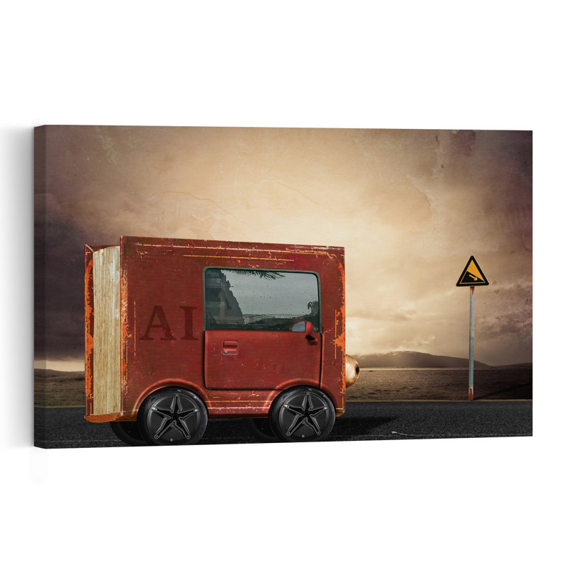 Reproduction d'art mural Ai Road Ahead, H 16 po x l 24 po