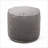 Ottoman Modern Cylinder Floor Cushion 16x16x16 Slate Gray | Velvet-123499620