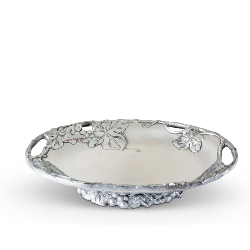 Arthur Court Designs Grape Aluminum Platter