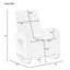 Fauteuil berçant à haut dossier Chrisann-651613246