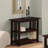 Alaterre Furniture Mission 31" W x 14" D x 24" H 2 Shelves Under Window Bookshelf, Espresso-1584435145