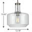 Luminaire suspendu tambour simple à 1 lumière Longmeadow-1237954002-1237954007