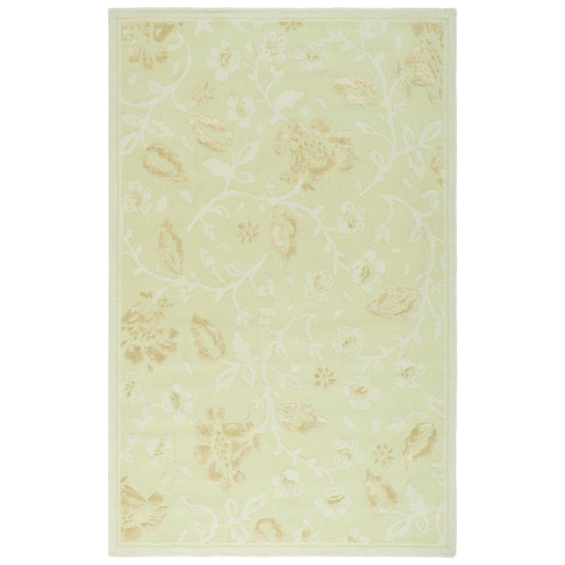 Asdur Hand Tufted Wool Floral Rug