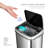 Nine Stars 13.2 Gallon Stainless Steel Motion Sensor Trash Can-38809684