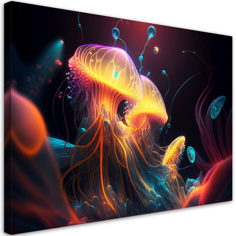Colorful Sea - No Frame Print on Canvas