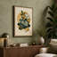 White Lotus Bloom Botanical - Wrapped Canvas-1708590108-1708590110