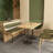 Stylish simple restaurant bench Upholstered Bench