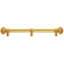 Juliane Grace 18 inches c.c. with 5/8 smooth center long pull large finial with 65 Swarovski Clear Crystals with center brace in Oil Rub Bronze-796539458-796539485