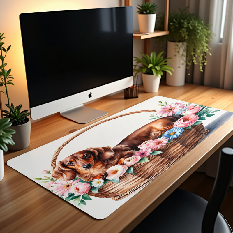 Polyester Desk Pad, 31.5x15.5
