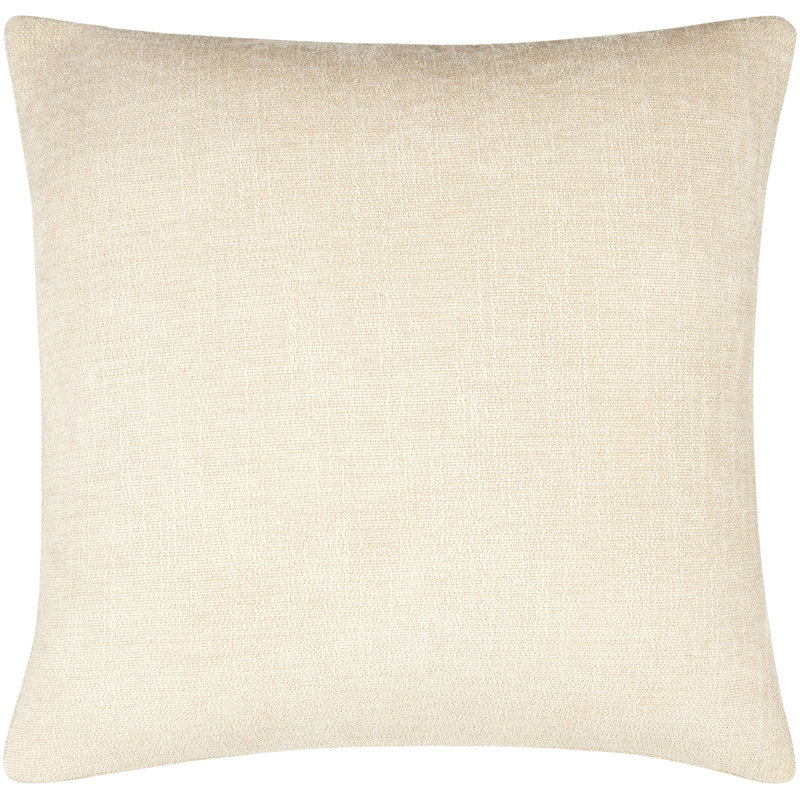 Puako Accent Pillow, H 20 po x l 20 po, Crème clair, Mélange de duvet