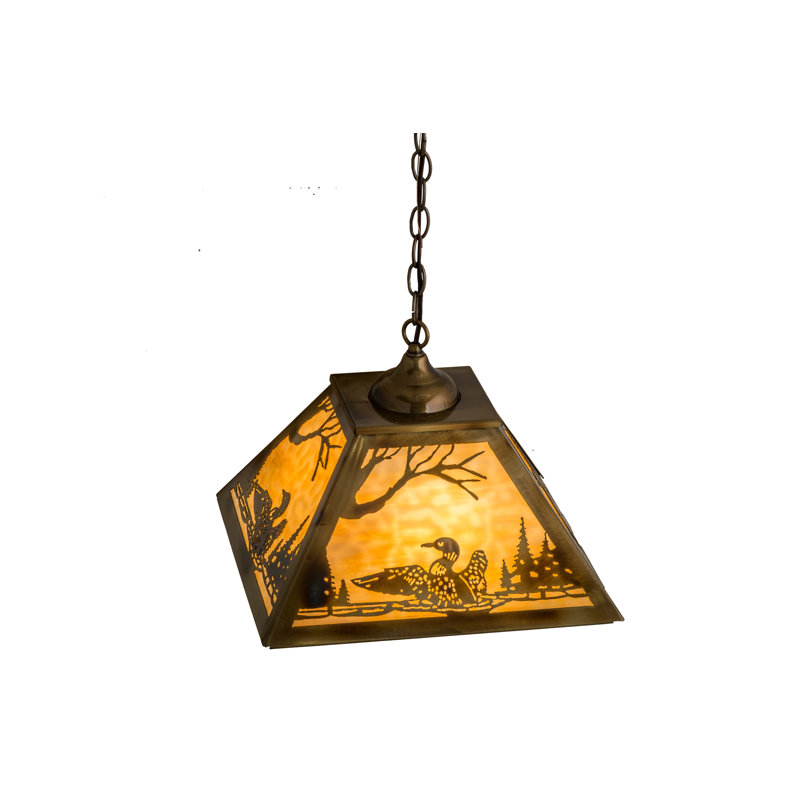 Lustree géométrique 3 lumières lanterne Wyble