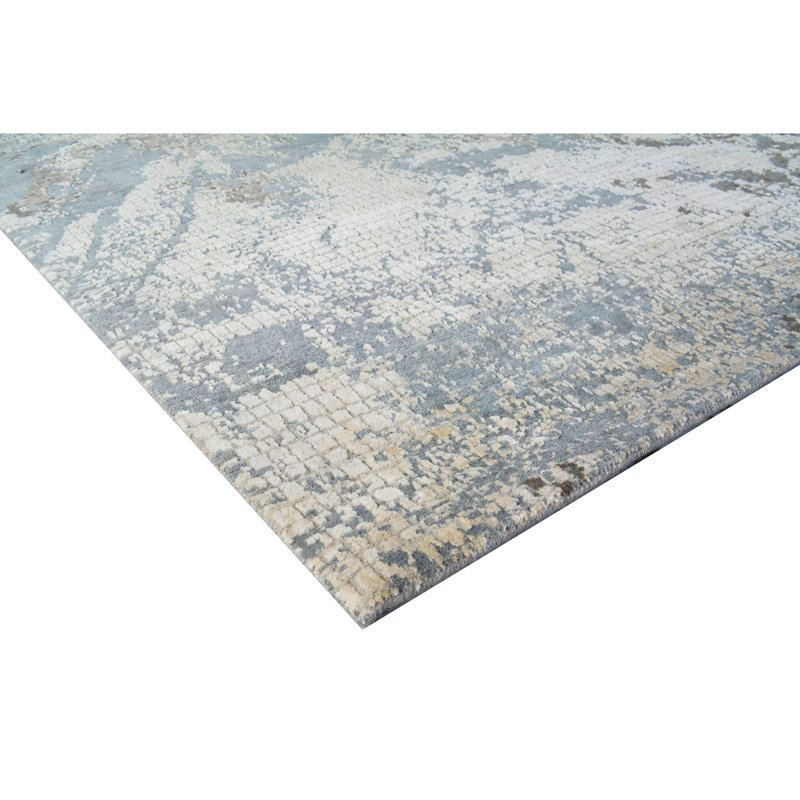 CARSC2606BL00 Abstract Area Rug, Rectangle 9' x 12'