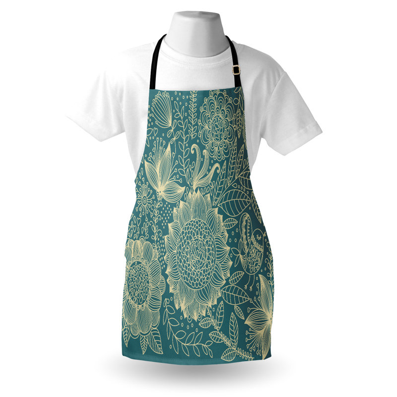 Floral Bib Apron