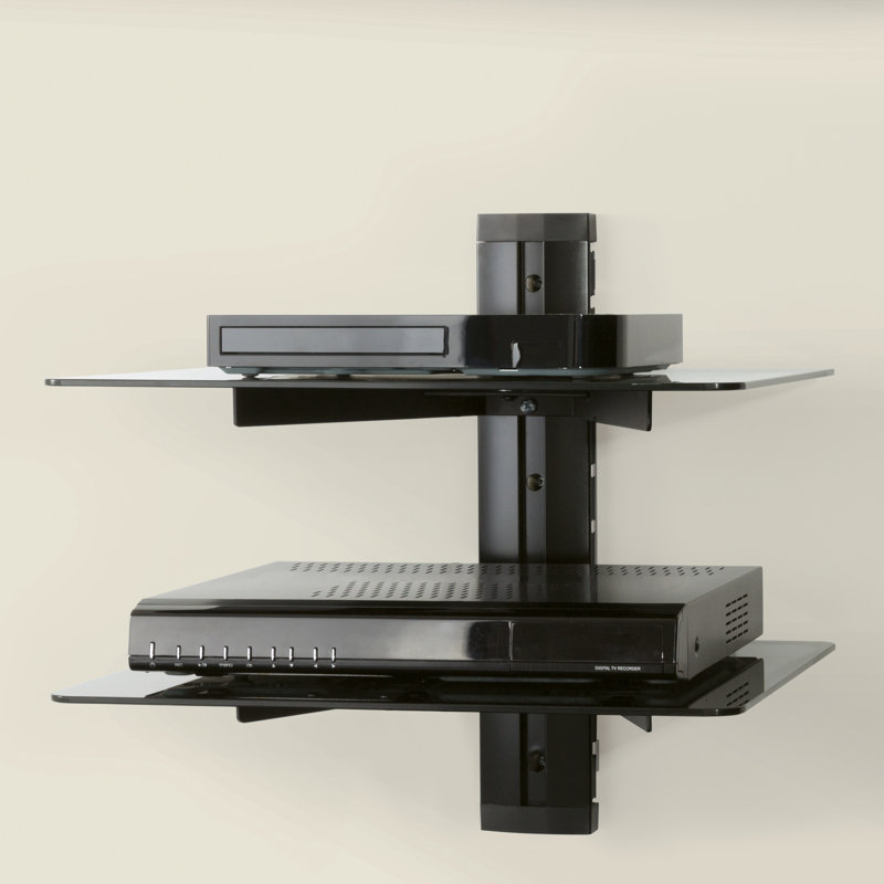 Vernita 2 Piece Glass Tiered Shelf