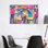 «Downtown Dining» par Stacey Brown - impression d'art graphique