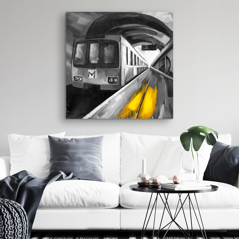 Urban life - 32"x32" art on canvas