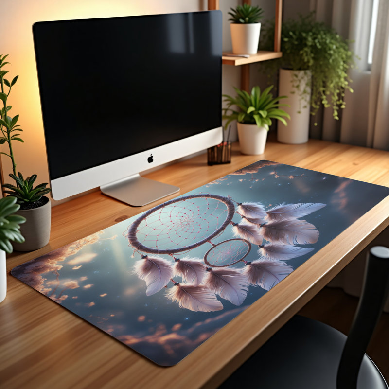 Polyester Desk Pad, 14.4x12.1