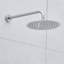 Système de douche de 10 pouces, ensembles de robinets de douche à barre coulissante, pommes de douche rondes complètes et combiné de douche à main 5 jets, robinet mural noir mat