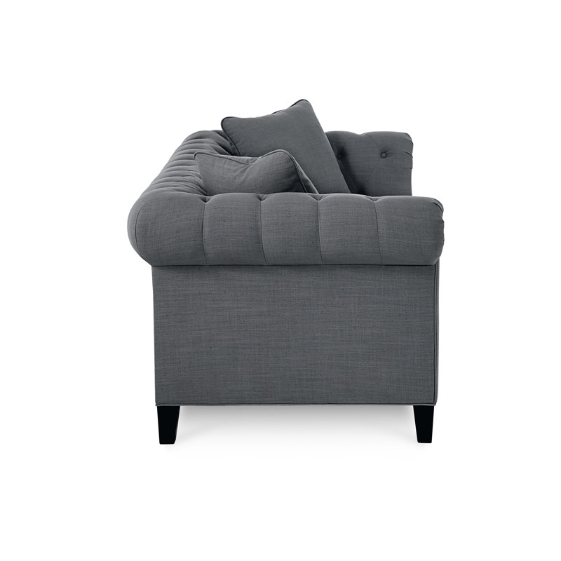 Caspar 82'' Upholstered Sofa, Thrillist Denim Sustain®