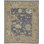 Karina Hand Knotted Wool Floral Area Rug in Blue/Beige