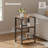 3 Tier Side Table, Adjustable Height End Table With Storage Shelf, Nightstand For Bedroom, Living Room, Office And Any Small Space, Easy To Assemble, Rustic Brown-1726340505