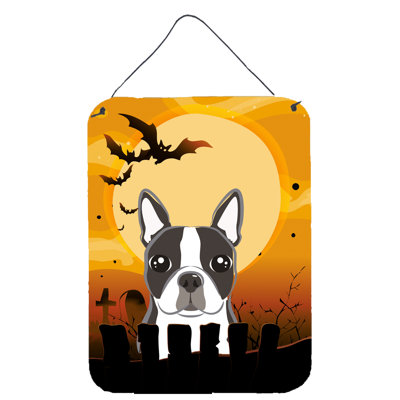 « halloween », impression sur plaque