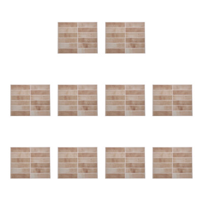 10Pcs Self-Adhesive Wall Tile Stickers