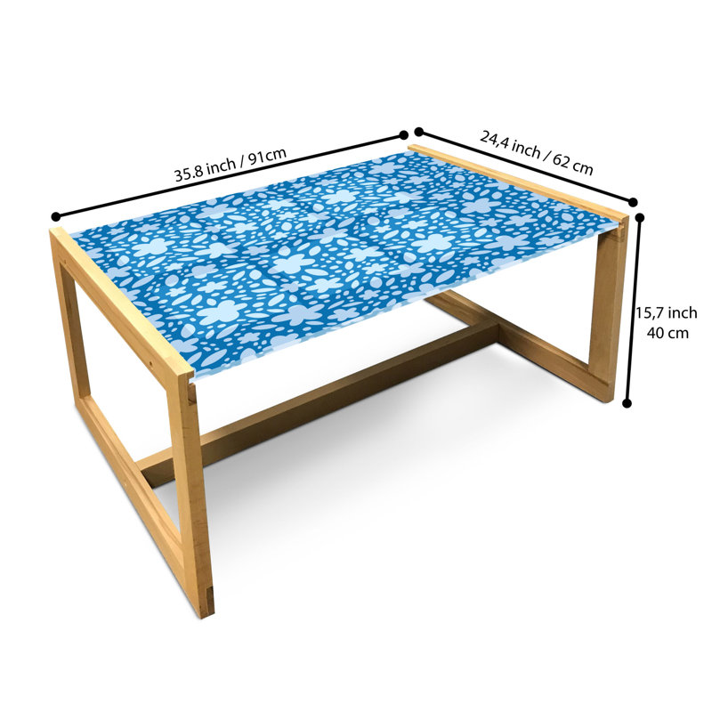 Jalee Sled Coffee Table, 90cm H x 62cm W x 40cm D