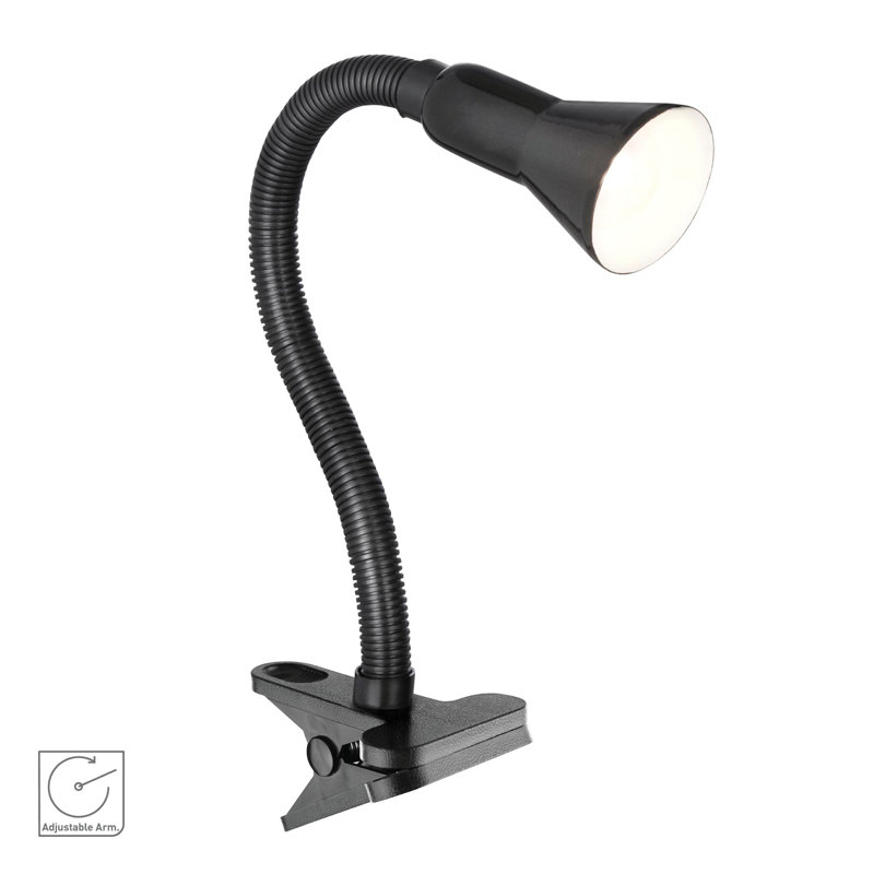 Suter Clip On Lamp, Black