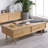 Simple rectangular solid wood coffee table-735980811
