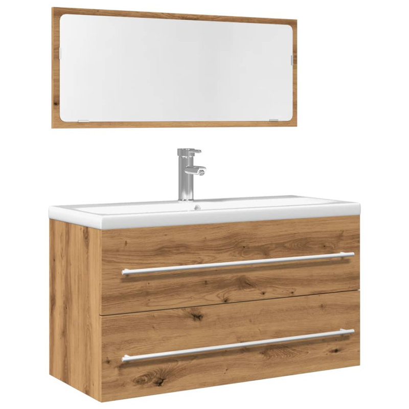 Autra Freestanding Bathroom Cabinet, Artisan Oak