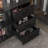Makeup Vanity Table With Extendable Side Cabinet