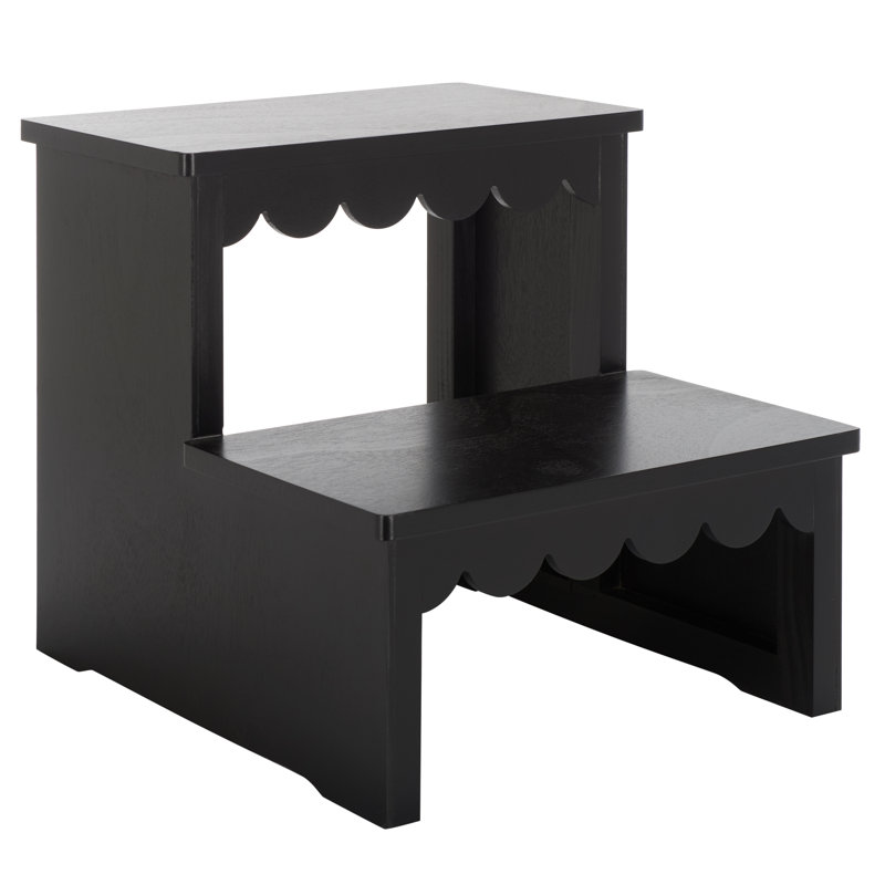 Edan 2 Stair Step Stool, Matte Black