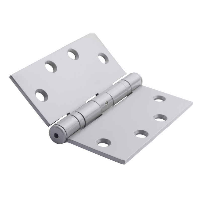 4.5 in. x 4.5 in. Full Mortise Squared Ball Bearing Hinge with Removable Pin - Pack of 3