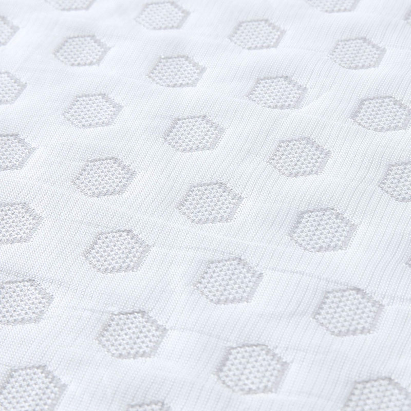 Surmatelas hypoallergénique en mousse viscoélastique gélifiée 3 po avec housse de refroidissement amovible, Lit simple