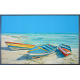 Fisherman's Cove Print by Lawrence Behunek