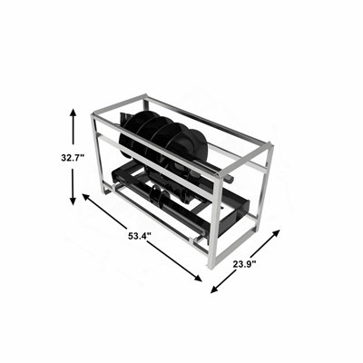 skid steer post hole auger drive attachment, 18" diameter auger, 46" drilling  depth, standard flow