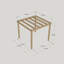 Randi 2.7m x 2.4m Manufactured Wood Pergola-38400919-38360302