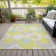 Washable Geometric Indoor / Outdoor Rug