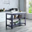 Bofort Marble Top Kitchen Island