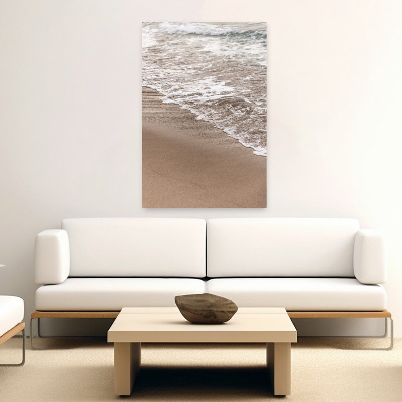 Art contemporain, plage, art contemporain, H 60 po x l 40 po