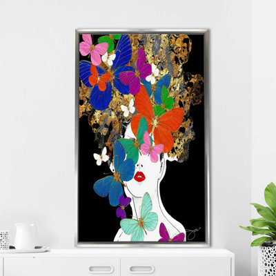 «Butterfly Girl (Vertical)» par Jodi - impression