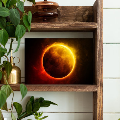 Luna And Sol Overlap Abstract Contemporary Architecture Wall Art