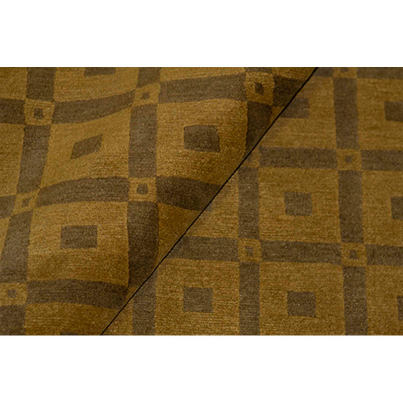 Hand-Knotted High-Quality Brown Area Rug