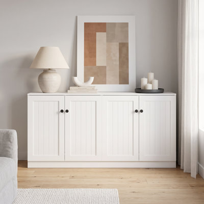 Armoire de rangement 64 po Modern Farmhouse