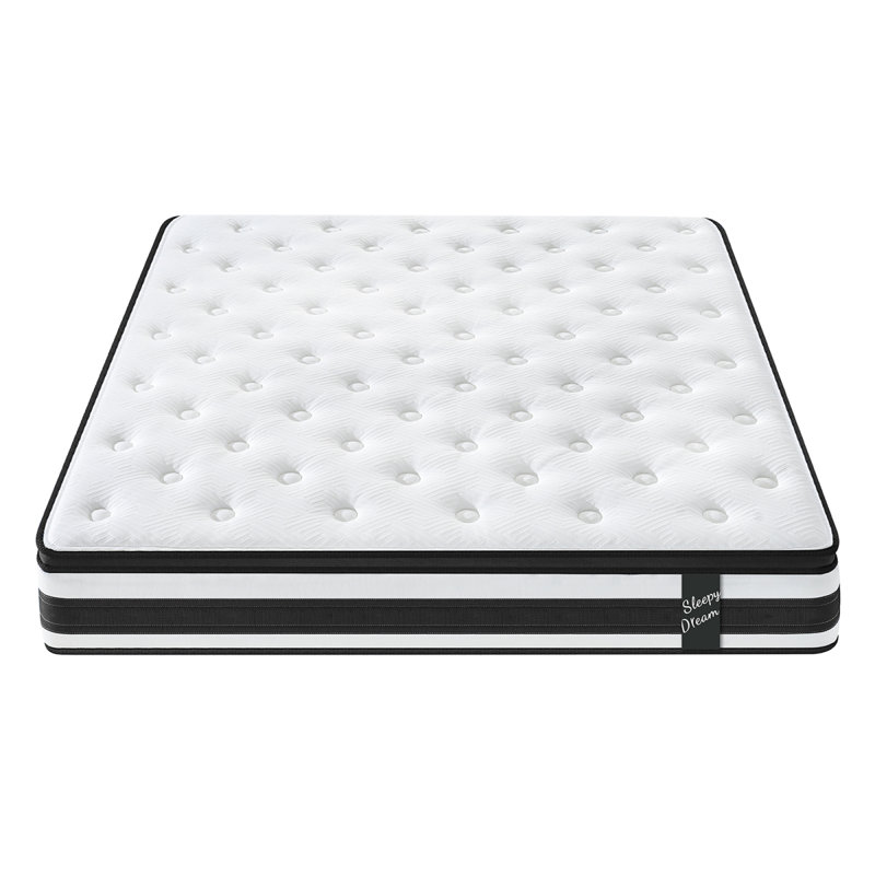 12 Inch QUEEN Size Hybrid Mattress Individual Pocket Spring Oeko-Tex 100 Breathable Memory Foam Knitted Cover Certipur-US