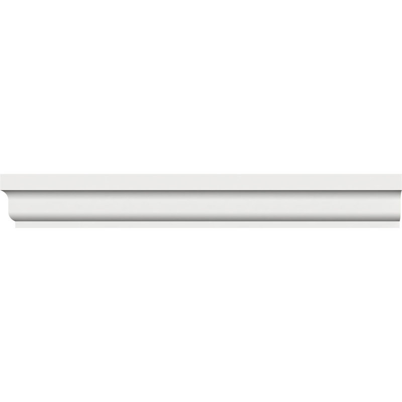 1.625'' H x 96'' W White PVC Shingle Moulding