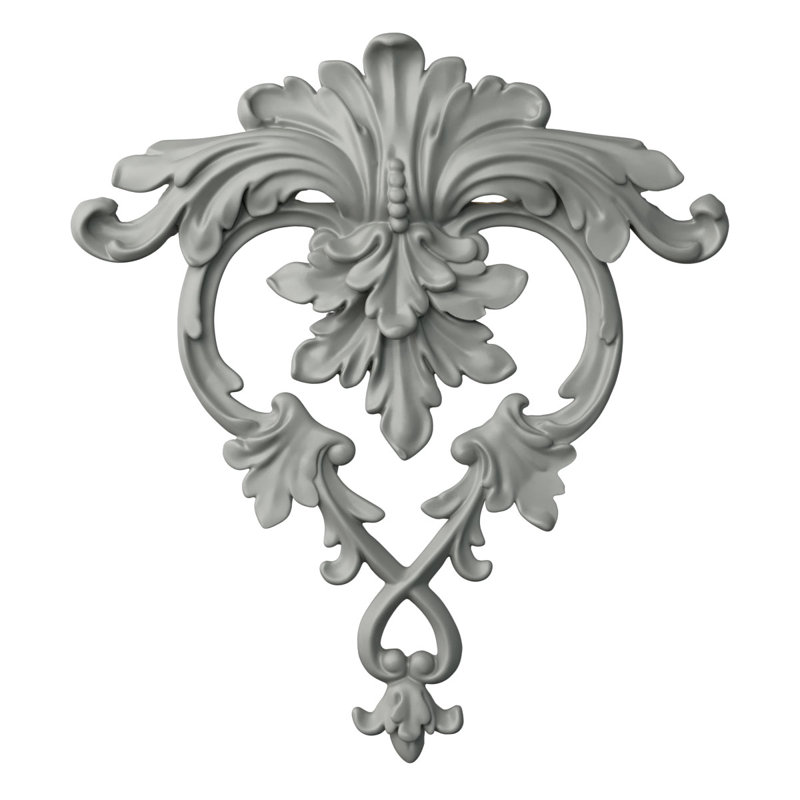 Endurathane Panel Moulding Corner, 8 1/2"W x 7 1/2"H x 1"P (matches moulding PML01X01FI), Factory Primed