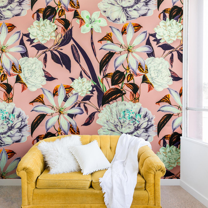 Marta Barragan Camarasa Floral Vintage Blooms Wall Mural, 96" L x 144" W