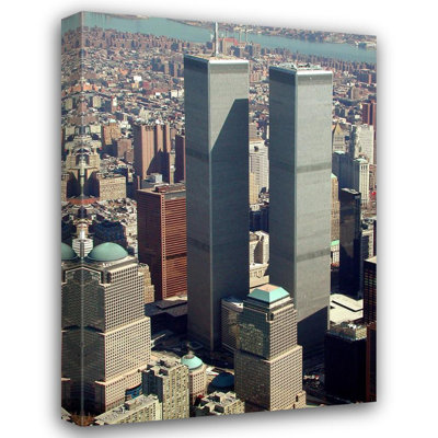New York City Twin Towers Skyline